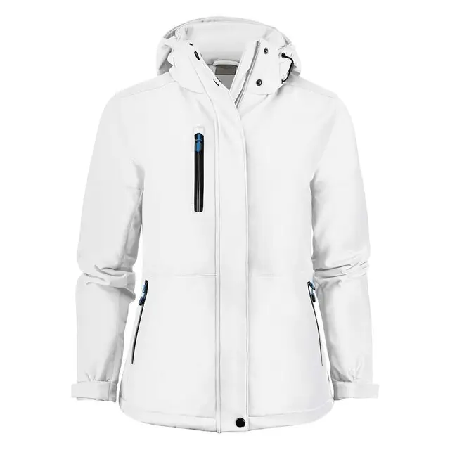 Printer Softshell Jas Dames Wit - Maat XL Handgemaakt