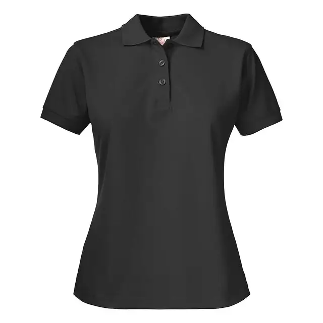 Ambachtelijk Printer Surf Pro Polo Pique Dames Zwart - Maat M