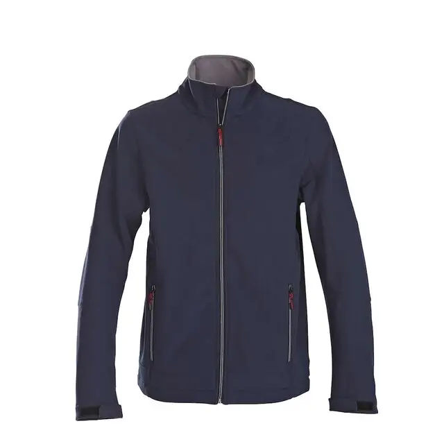Trendy Printer Trial Softshell Jas Heren Navy - Maat 3XL