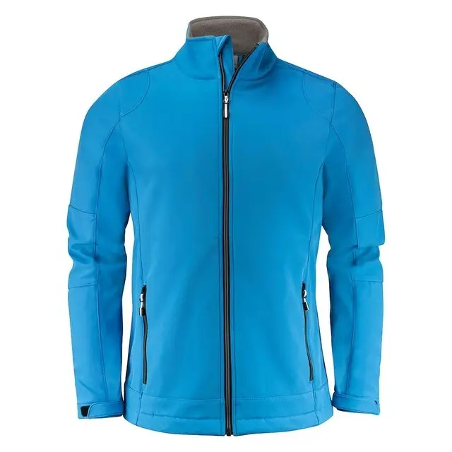 Garantie Inbegrepen Printer Trial Softshell Jas Heren Blauw - Maat XXL
