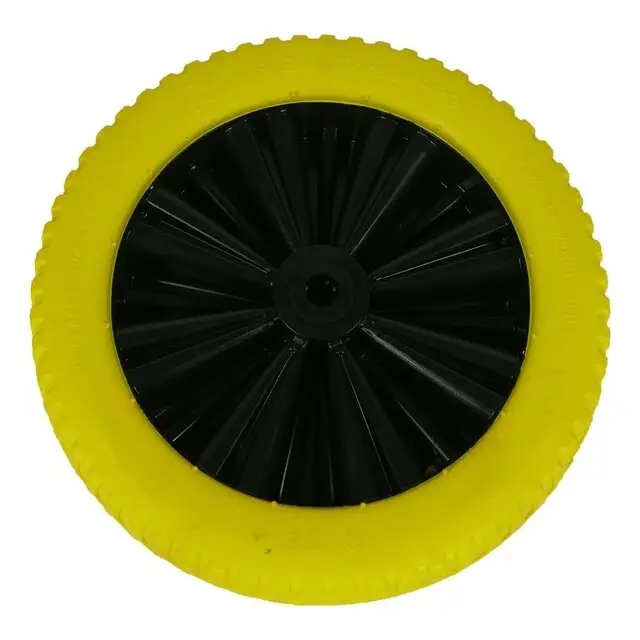 Betaalbaar Altrad Fort Kruiwagenwiel Flex Icore Geel z-as + lager