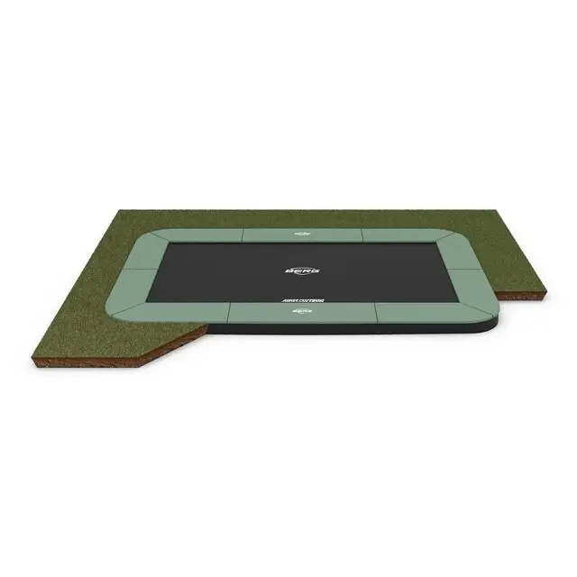 Speciale Aanbieding BERG Sports Ultim Champion Eco FlatGround Trampoline 410 x 250 Groen
