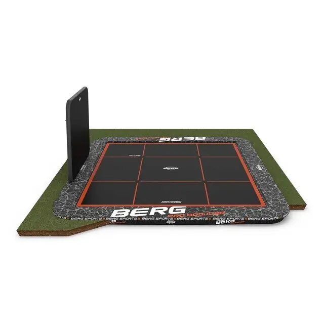 BERG Sports Ultim Pro Bouncer Flatground Trampoline 500 x 500 Grijs - AeroWall In De Mode