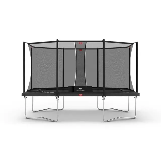 Express Levering BERG Trampoline Ultim Favorit Regular Zwart met Safety Net Comfort - 410 x 250 cm