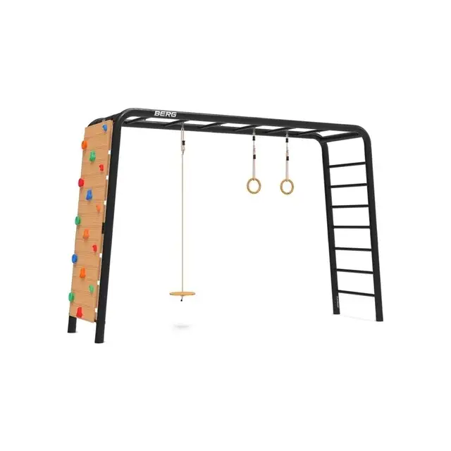 BERG PlayBase Large TL met Schotelschommel, Ringen en Klimwand Premium