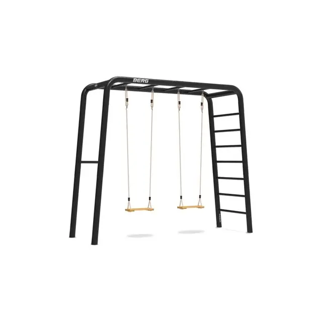 BERG PlayBase Medium TL met twee Houten Schommels Uitverkoop