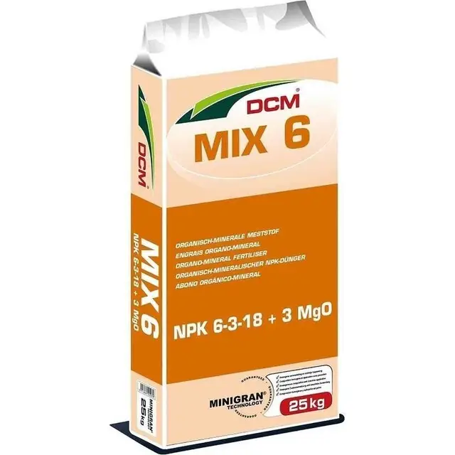 DCM Meststof Mix 6 (Minigran) 25 kg Meest Verkocht