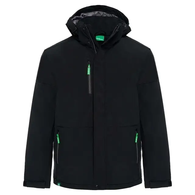 De Boer AllroundWork Gevoerde Softshell Jas Zwart - maat 4XL Gratis Retour