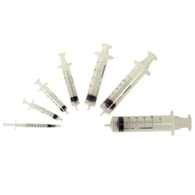 Wegwerpspuit (Luer Slip / Opdruk) zonder Naald - 10 ML Merkproduct