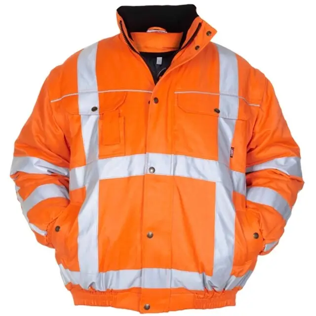 Flitsaanbieding Hydrowear Hi-Vis All Season Jack Leiden RWS Oranje Maat L