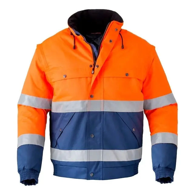 Geld-Terug-Garantie HAVEP Hi-Vis All Season Jack 5139 Oranje/Marine Maat M