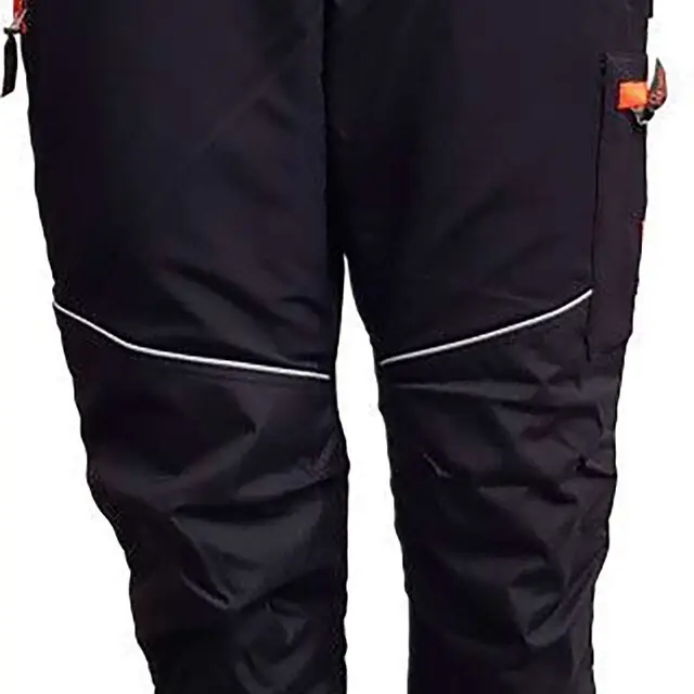 Zaagbroek Zwart/Oranje Maat M Origineel