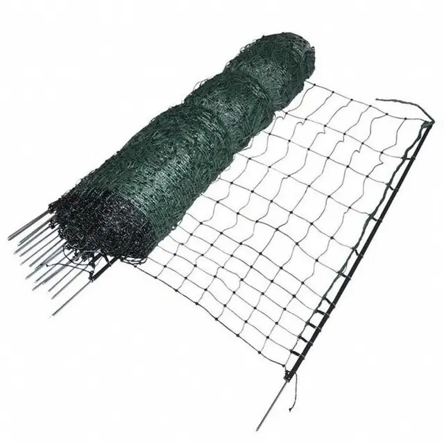 Flitsaanbieding Gallagher Kippennet (112 Cm / Dubbele Pen / Groen) - 50 Meter
