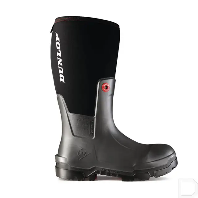 Premium Dunlop Pioneer Snugboot Zwart - Maat 47 OD6000130