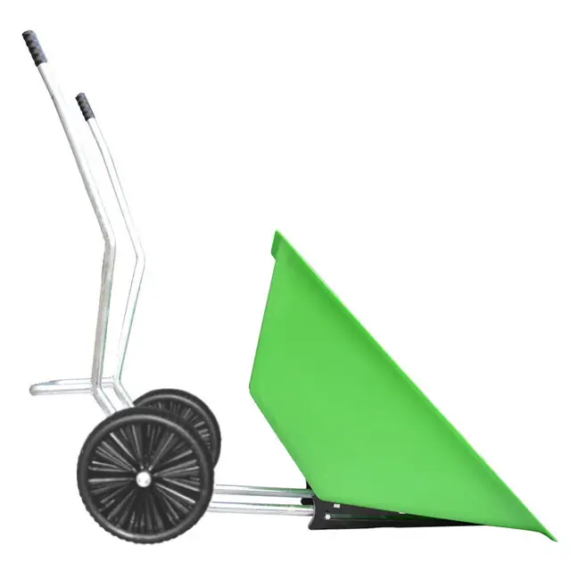 Trendy Chuko Kruiwagen (Kiepmodel + Anti-lek wielen) Groen - 180 liter