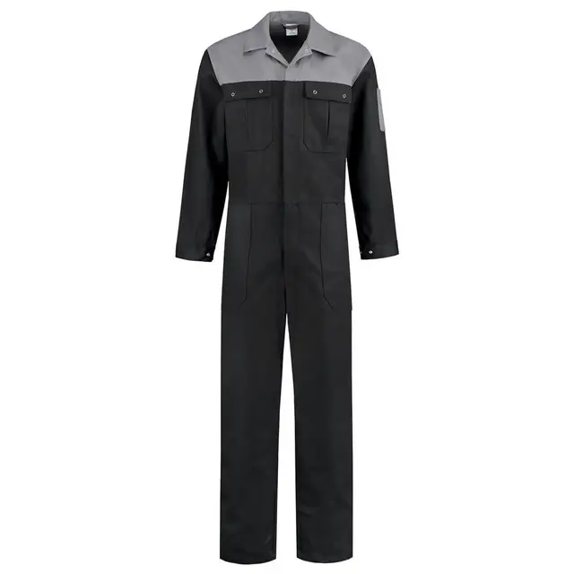 Speciale Aanbieding De Boer Overall 2-Kleurig Zwart-Grijs Maat 52