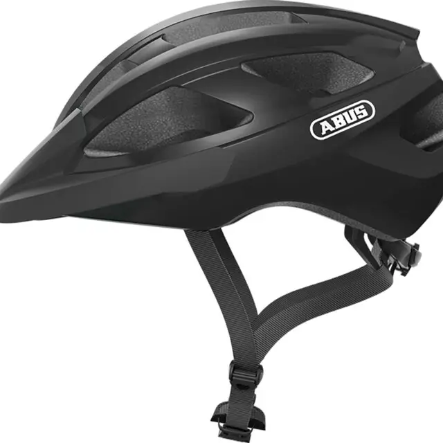 Hete Deal Abus Fietshelm Macator Velvet Black - maat L