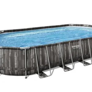Bestway Power Steel ovaal zwembad - 732 x 366 x 122 cm - met filterpomp en accessoires Handgemaakt