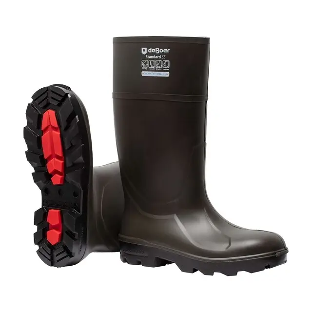 Fabrieksprijs De Boer Werklaars Groen, Beveiligd S5 - Maat 36