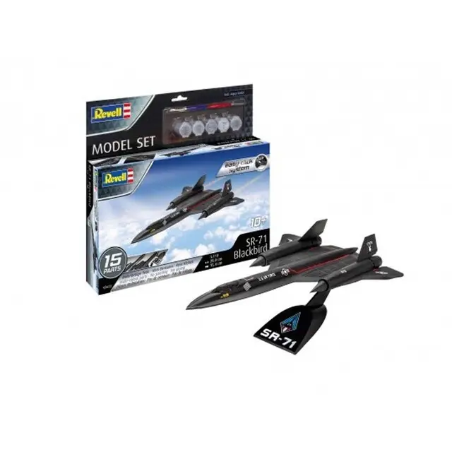 Korting Revell Model Set Lockheed SR-71 Blackbird easy-click-syst