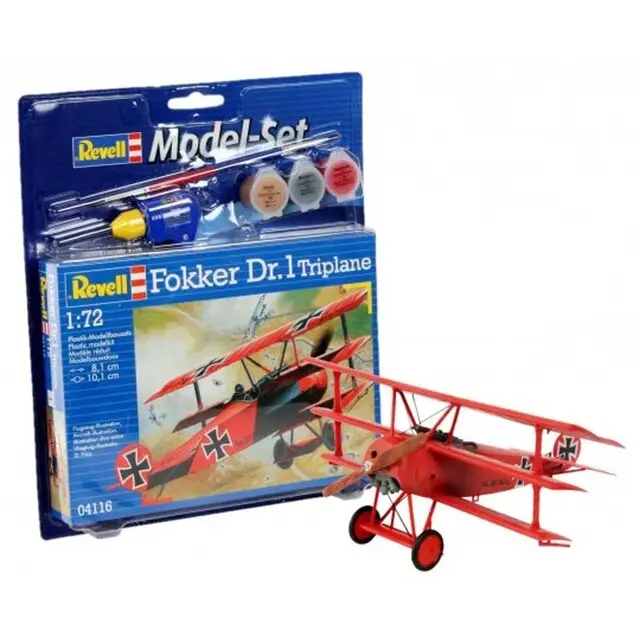 Korting Revell Model Set Fokker DR.1 Triplane