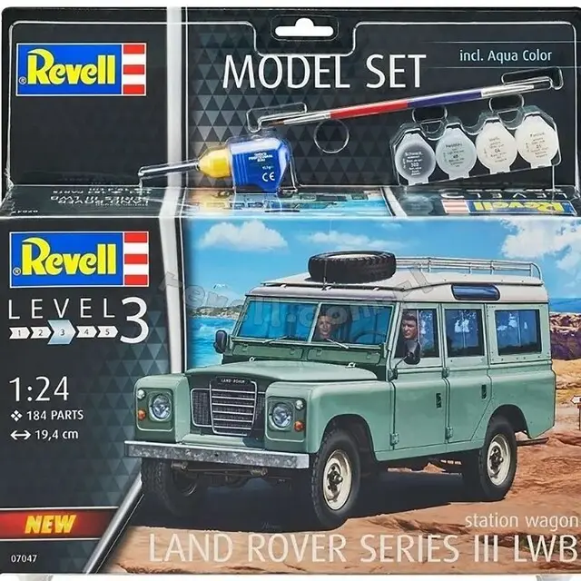 Korting Revell Model Set Land Rover Series III LWB station wagon