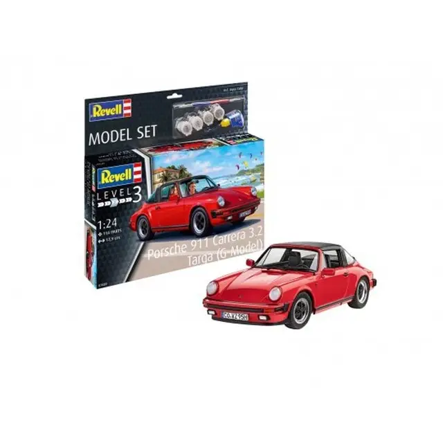 Premium Revell Model Set Porsche 911 Carrera 3.2 Targa (G-Model)