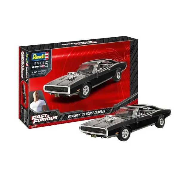 Revell Model Set F&F Dominic's 1970 Dodge Charger Nieuwe Collectie