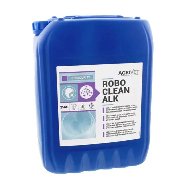 Agrivet Robo Clean Alk Reinigingsmiddel - Alkalisch - Chloorvrij - 20 Liter | 25 kg Speciale Aanbieding