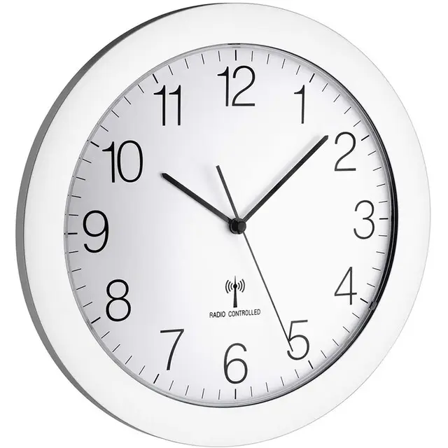 TFA Wandklok Analoog Wit Laatste Versie