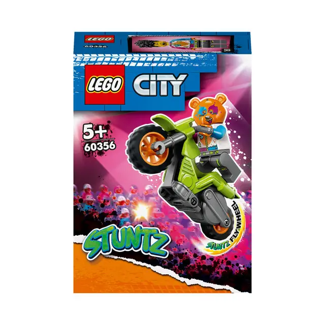 LEGO City 60356 - Beer stuntmotor Tijdelijk Beschikbaar