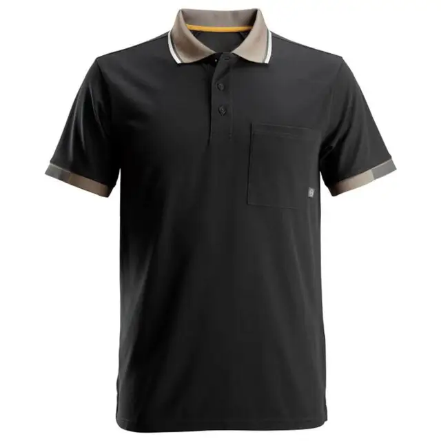 Snickers Polo Shirt 2724 Zwart (0400) Maat XXL Weekendaanbieding