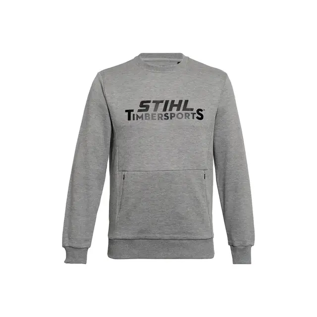 Meest Verkocht Sweat Shirt Sz XL Logo Timbersports Grijs Stihl