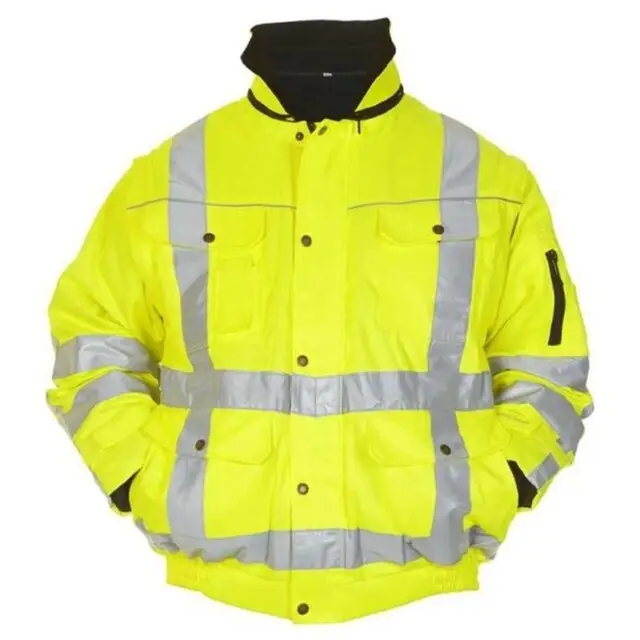 Hydrowear Hi-Vis All Season Jas Aberdeen RWS Geel Maat 3XL Voordeelprijs