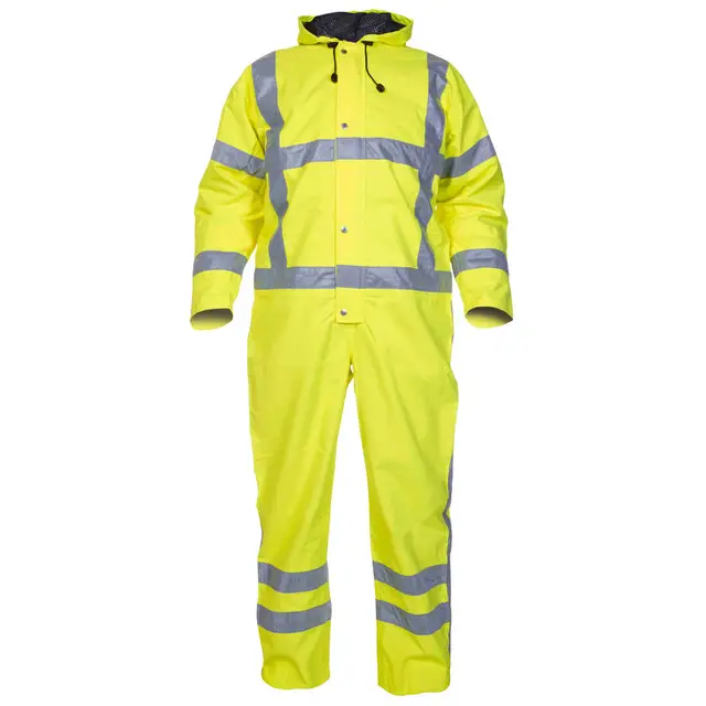 Seizoensaanbieding Hydrowear Regenoverall Ureterp Geel Maat 4XL