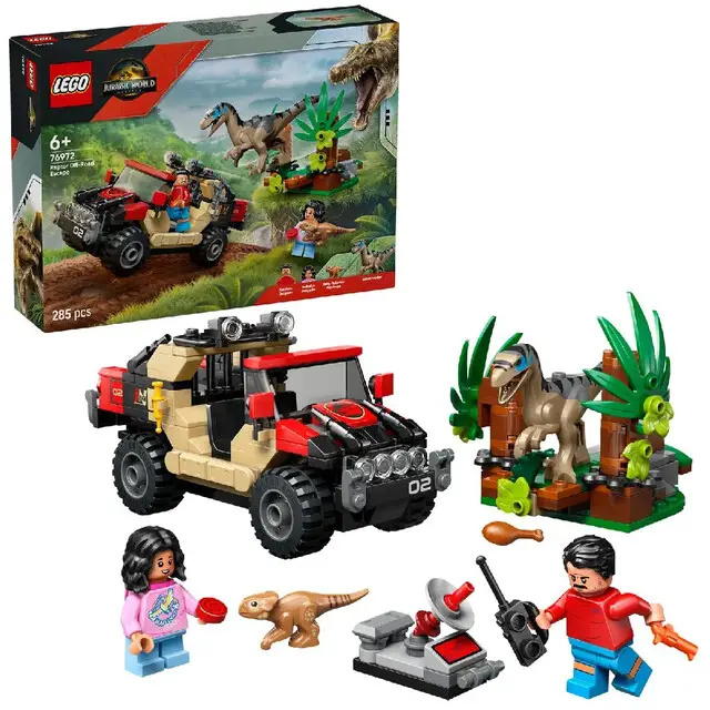 Geld-Terug-Garantie Lego 76972 Jurassic World Raptorontsnapping