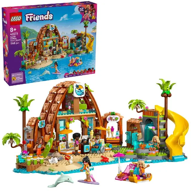 Koop Online Lego 42673 Friends Family Vacation Beach Resort