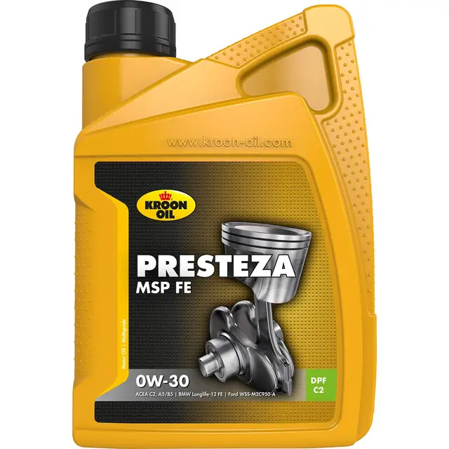 Ambachtelijk Kroon-oil 1 L Flacon Presteza Msp Fe 0w-30