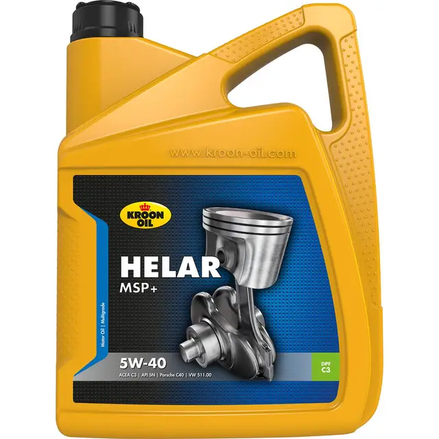 Dagaanbieding Kroon-oil 5 L Can Helar Msp+ 5w-40