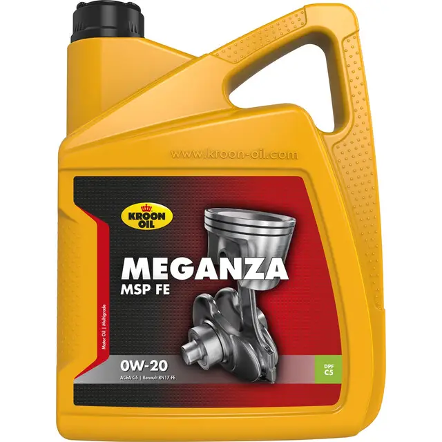 Kroon-oil 5 L Can Meganza Msp Fe 0w-20 Handgemaakt