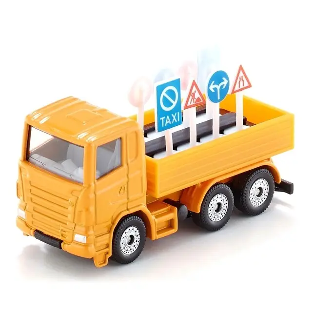 Hoge Kwaliteit Siku Lastwagen met verkeersteken