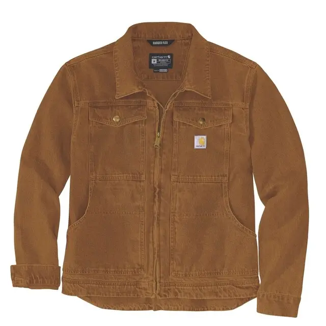Direct Beschikbaar Carhartt Heren Jas Ruime Pasvorm Bruin - Maat M