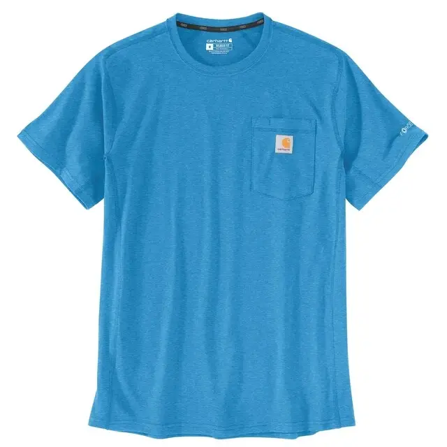 Carhartt Heren T-shirt Ruime Pasvorm Blauw - Maat XL Premium