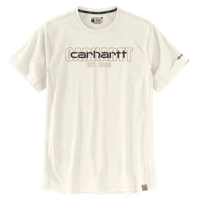 Carhartt Heren T-shirt Ruime Pasvorm Wit - Maat S Lage Prijs