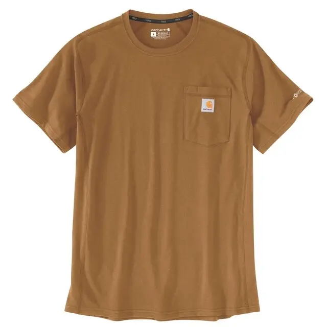Carhartt Heren T-shirt Ruime Pasvorm Bruin - Maat S Exclusieve Aanbieding