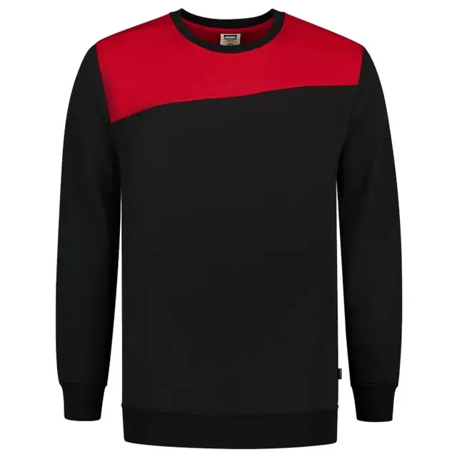 Bestseller Tricorp Sweater Bicolor Naden Blackred 302013 XXL