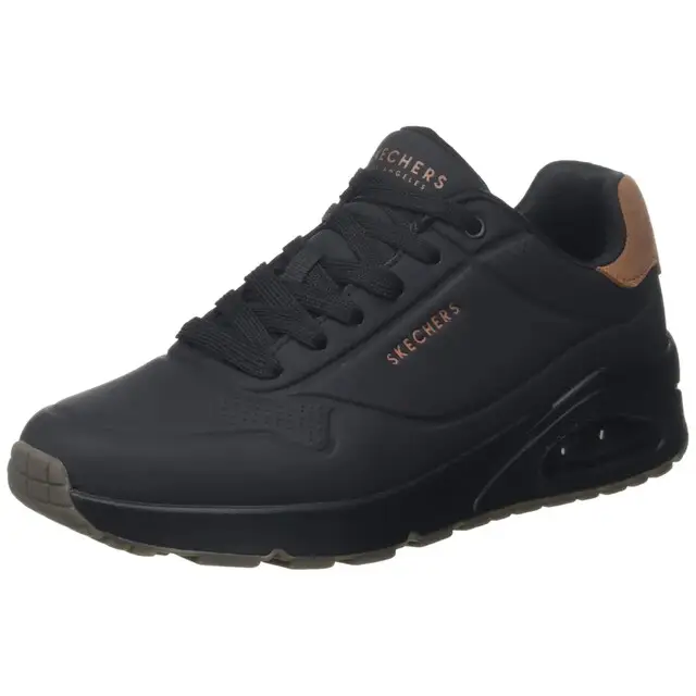 Flitsaanbieding Skechers UnoSuited On Air Black Durabuck Maat40
