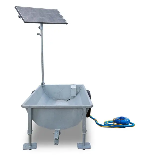 Poortman Solar Mobiele Weidedrinkbak T600-M140 - Met Oppervlaktepomp Poortman Solar Laatste Versie