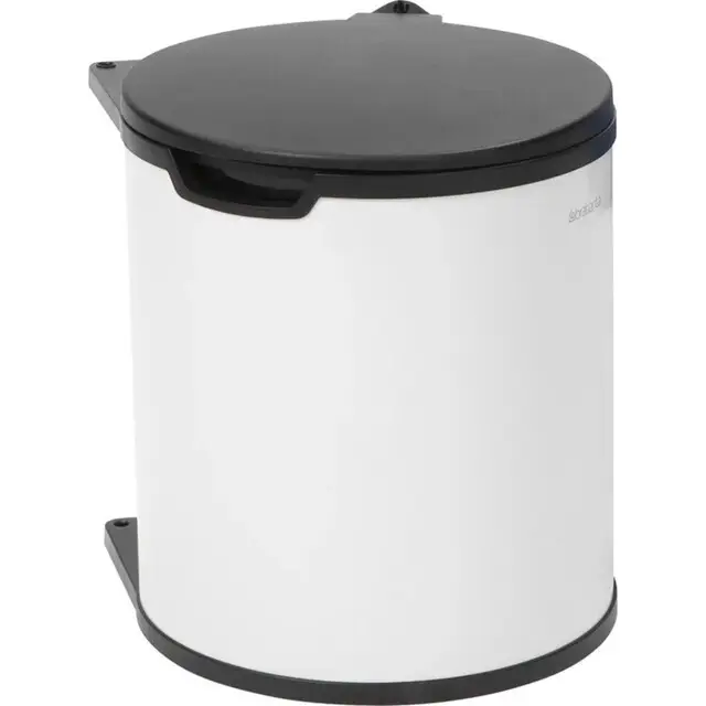 Geld-Terug-Garantie Brabantia Built-in-Bin Prullenbak - 15 L - Wit