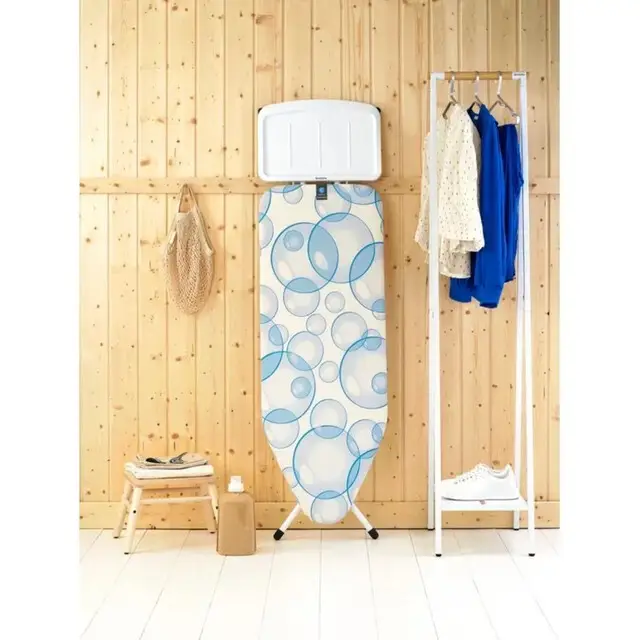 Brabantia Perfect Flow Strijkplank C - voor Stoomgenerator - 124x45 cm - Bubbles Gratis Verzending